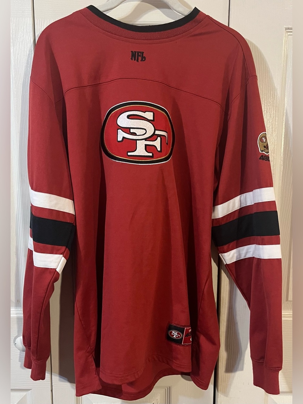 San Francisco 49ers Long Sleeve Jersey NFC West Size Medium